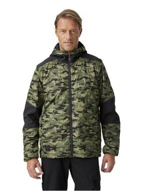 Helly Hansen Workwear Kensington Hooded Lifaloft Jacket Sz Large